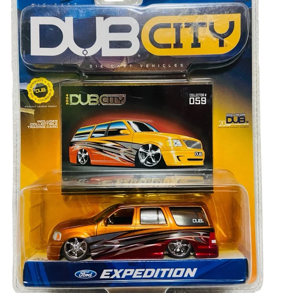 Vintage Dub City Expedition 1:64 Jada Toys Metallic Orange